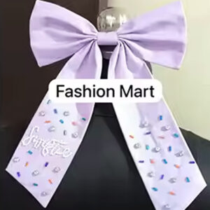 Beaded-Hair-Bow-Clip
