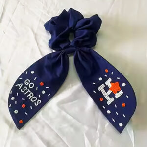 Houston-Astros-Beaded-Bow