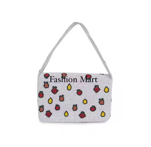 Lemon-Strawberry-Beaded-Bag-Purse