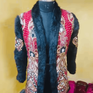 Ornate-Beaded-Fur-Trimmed-Jacket