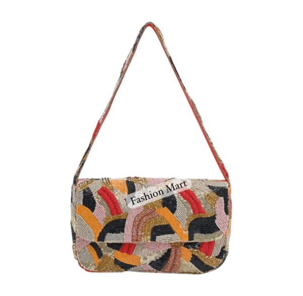 Abstract-Beaded-Shoulder-Bag