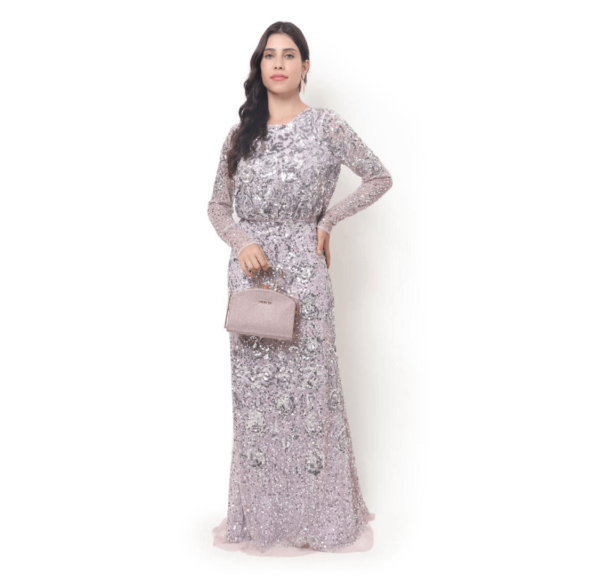 Lilac-Sequin-Maxi-Dress