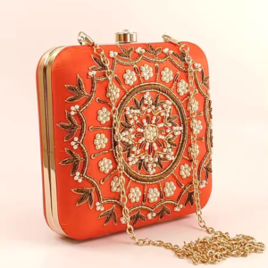coral-beaded-clutch-with-chain